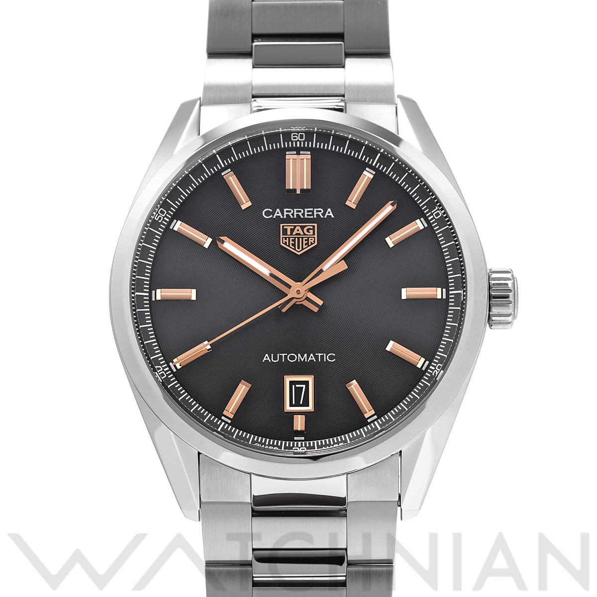 タグ ホイヤー カレラ キャリバー5 WBN2113.BA0639 ブラック メンズ 時計 【中古】【wristwatch】