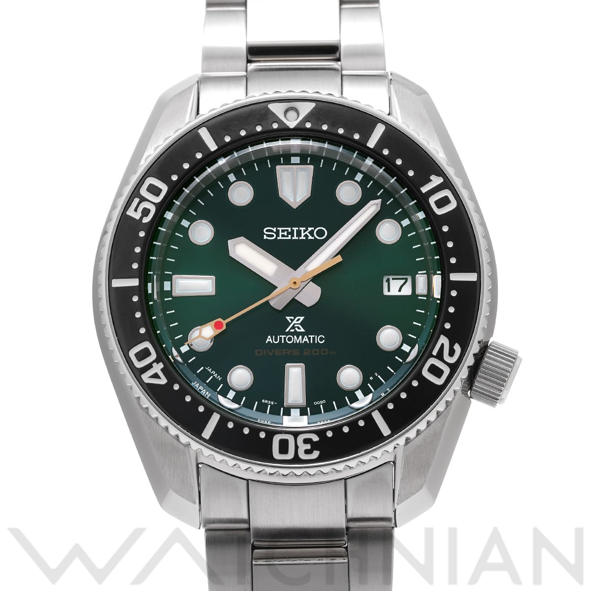 セイコー プロスペックス ダイバー スキューバ セイコー創業140th SBDC133 グリーン メンズ 時計 【中古】【wristwatch】