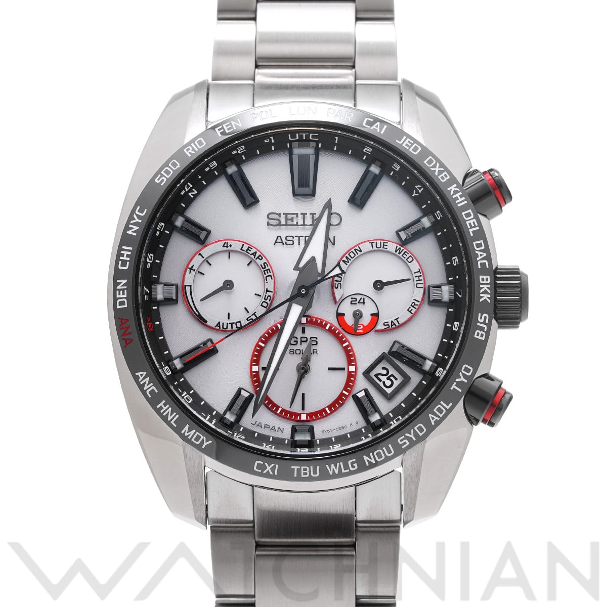 セイコー アストロン 大谷翔平 2020リミテッドエディション SBXC081 シルバー メンズ 時計 【中古】【wristwatch】