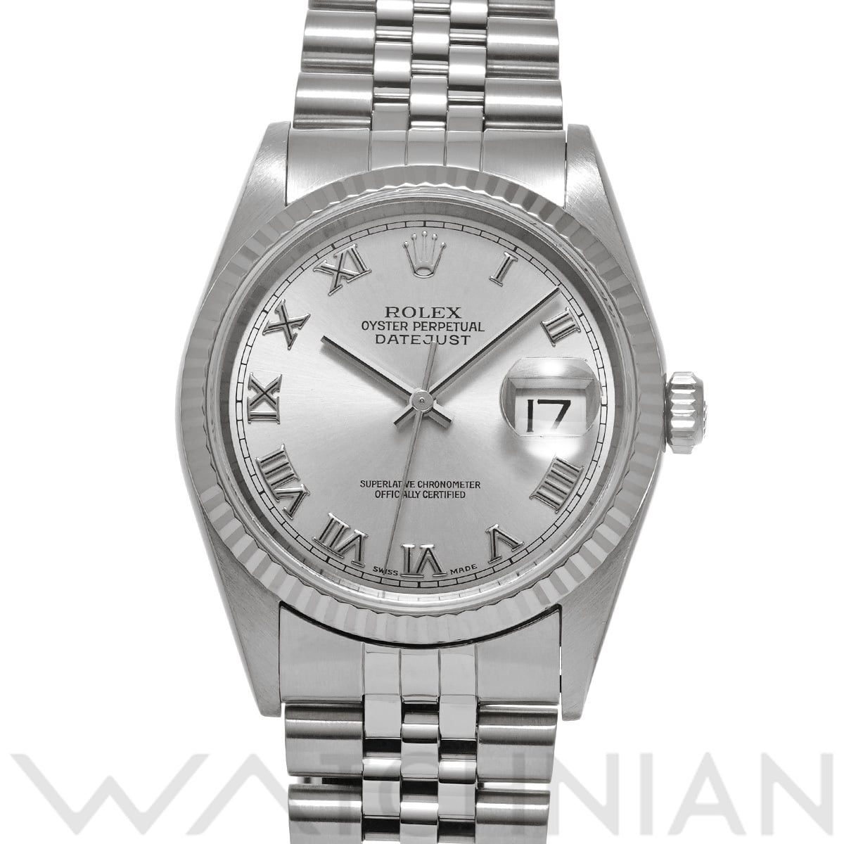 ロレックス デイトジャスト 16234 シルバー メンズ 時計 【中古】【wristwatch】