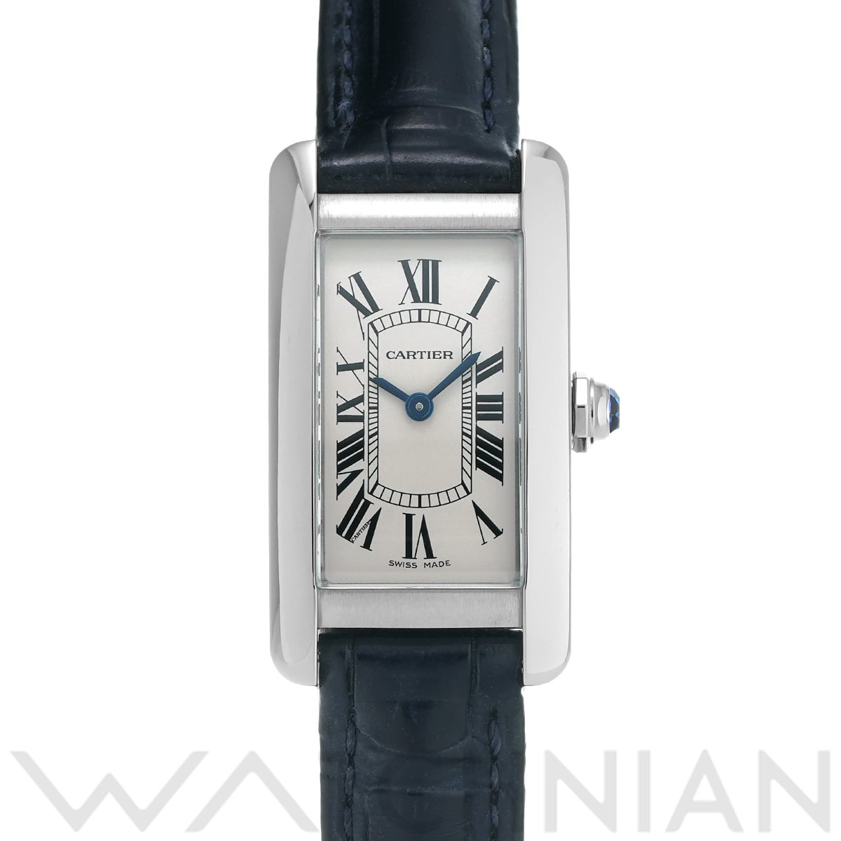 カルティエ タンク アメリカン SM WSTA0016 シルバー レディース 時計 【中古】【wristwatch】