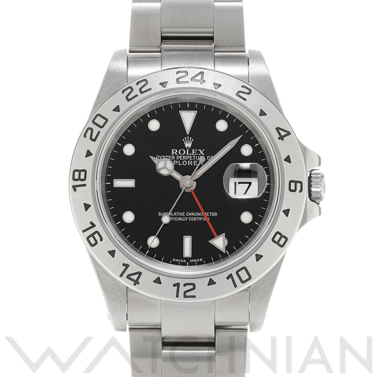 ロレックス エクスプローラーII 16570 ブラック メンズ 時計 【中古】【wristwatch】