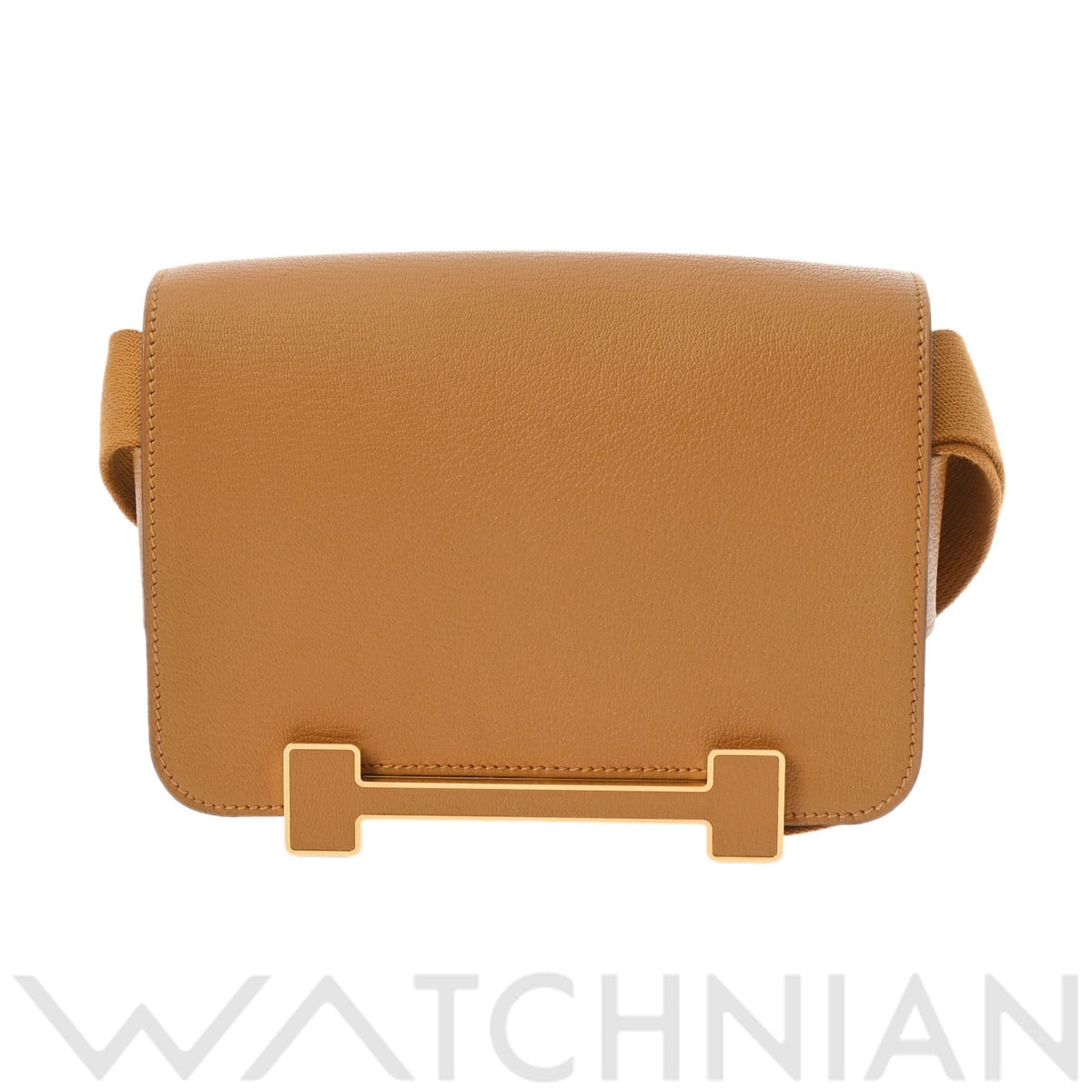 エルメス ゲタ セサミ/ゴールド金具 シェーブル レディース バッグ 【中古】【bag】