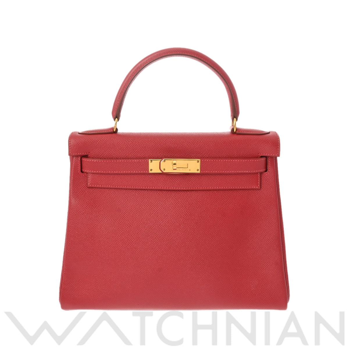エルメス ケリー 28 内縫い 2WAY ルージュヴィフ/ゴールド金具 クシュベル レディース バッグ 【中古】【bag】
