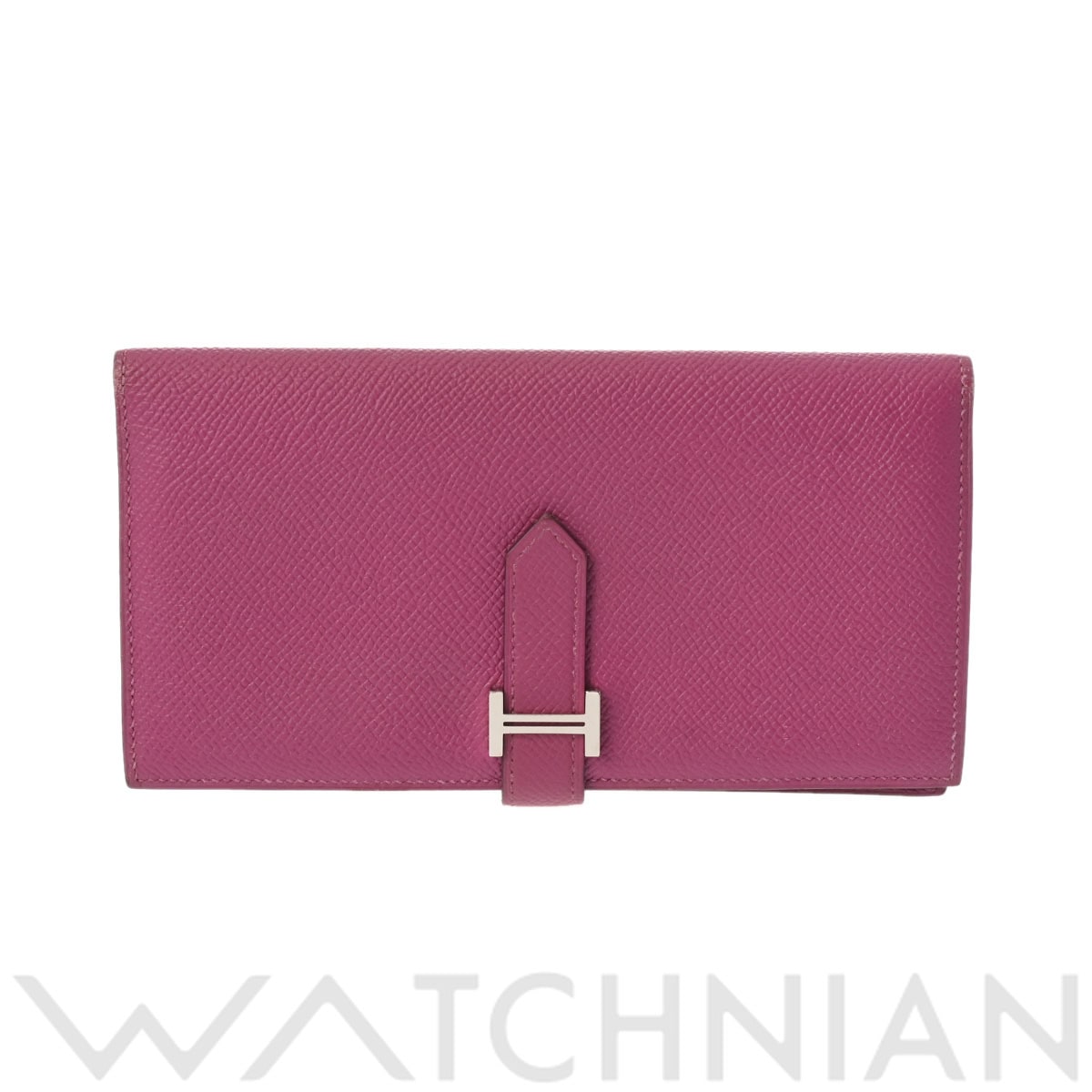 エルメス ベアンスフレ ローズパープル ヴォーエプソン ユニセックス 財布 【中古】【purse】