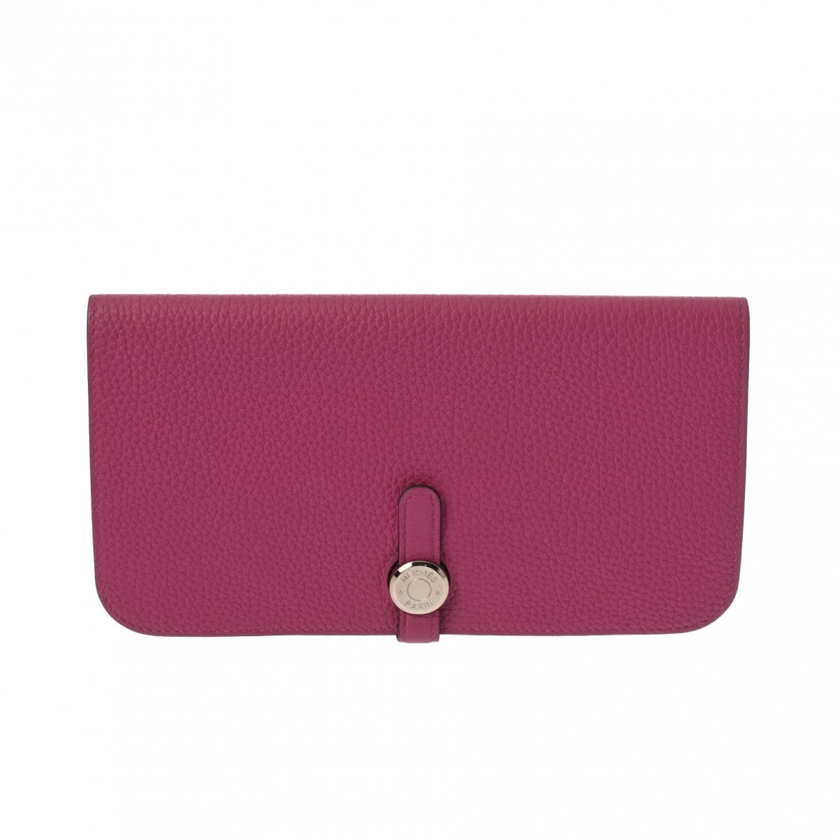 エルメス ドゴン ロング ローズパープル トゴ ユニセックス 財布 【中古】【purse】