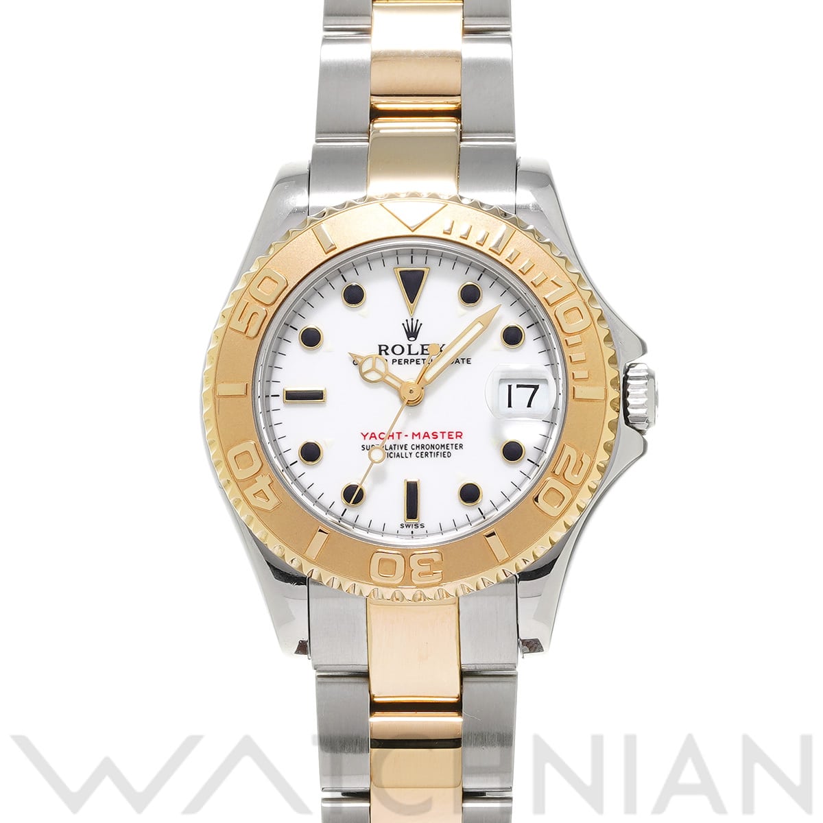 ロレックス ヨットマスター 34 68623 ホワイト ユニセックス 時計 【中古】【wristwatch】