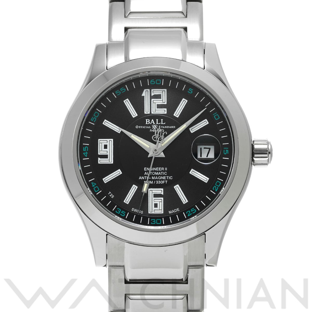 ボールウォッチ エンジニアII NM1020C-S4J-BK ブラック メンズ 時計 【中古】【wristwatch】