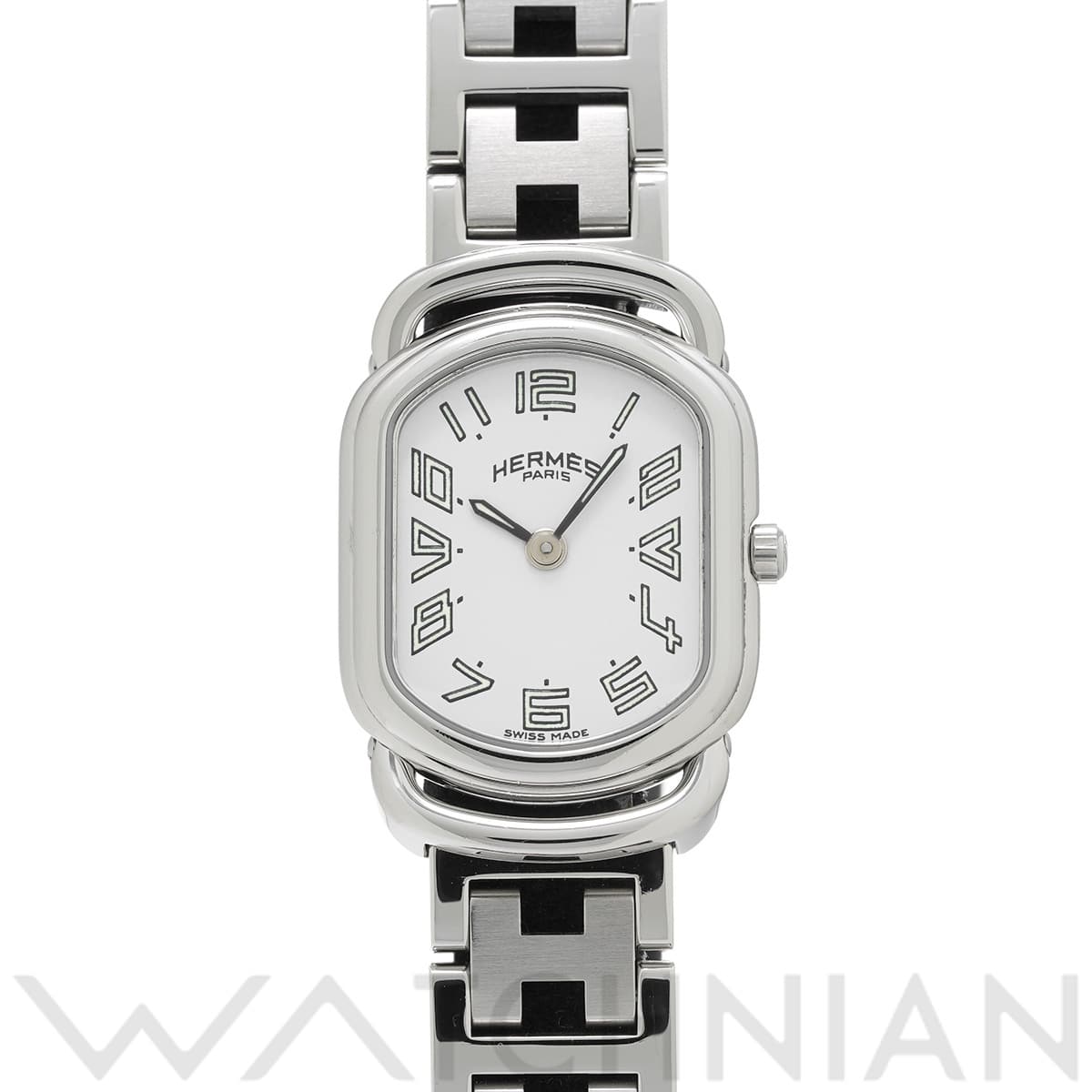 エルメス ラリー RA1.210 ホワイト レディース 時計 【中古】【wristwatch】