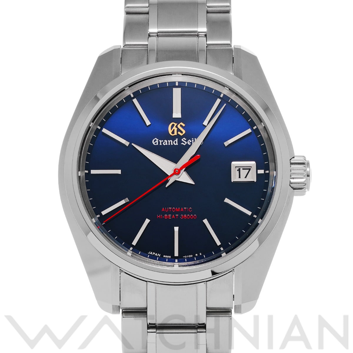 グランドセイコー メカニカル ハイビート36000 60th SBGH281 ブルー メンズ 時計 【中古】【wristwatch】