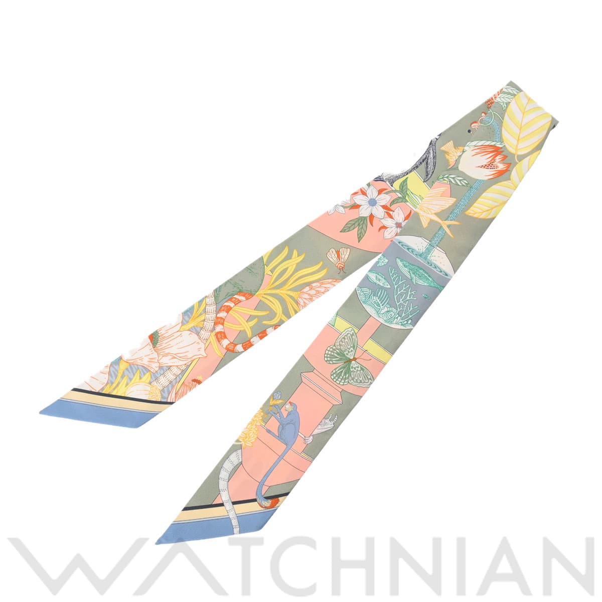 エルメス ツイリー PRECIOUS PARADISE マルチカラー 064094S シルク100％ レディース 【新品】【other】