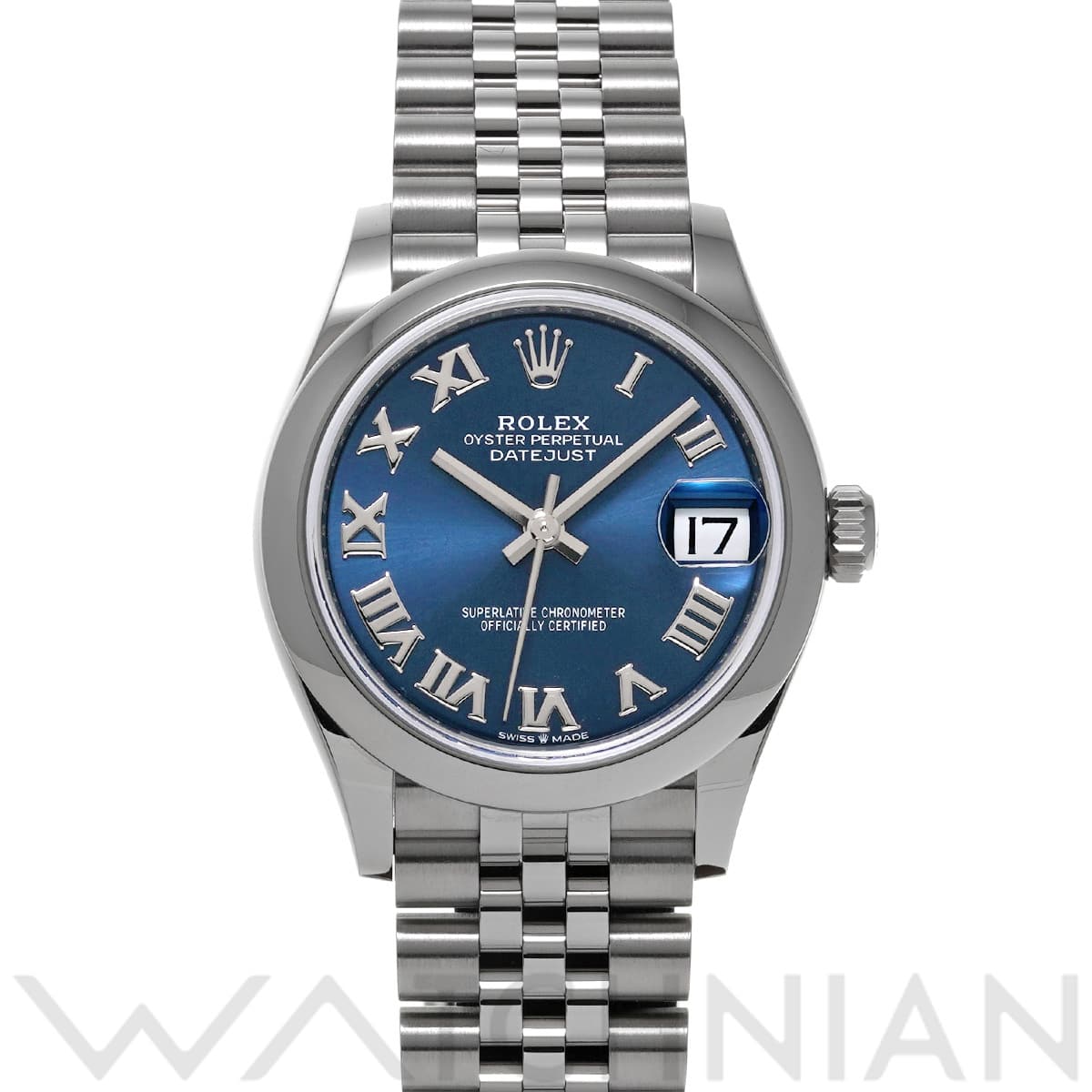 ロレックス デイトジャスト 31 278240 ブライトブルー ユニセックス 時計 【中古】【wristwatch】