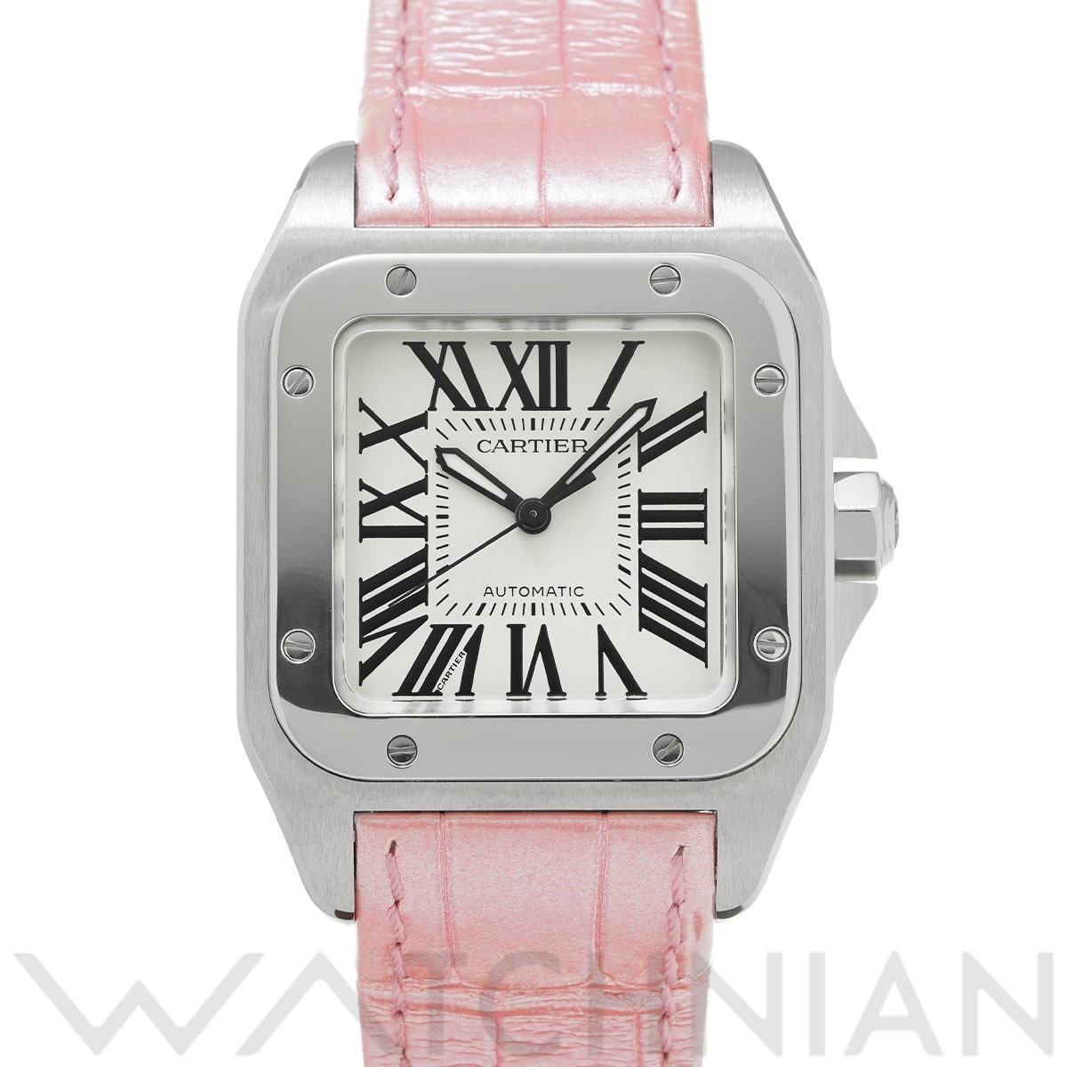 カルティエ サントス100 MM W20126X8 シルバー ユニセックス 時計 【中古】【wristwatch】