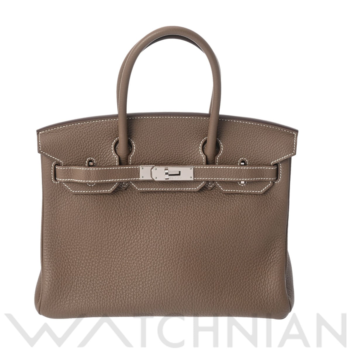エルメス バーキン 30 エトゥープ/パラジウム金具 トゴ レディース バッグ 【中古】【bag】