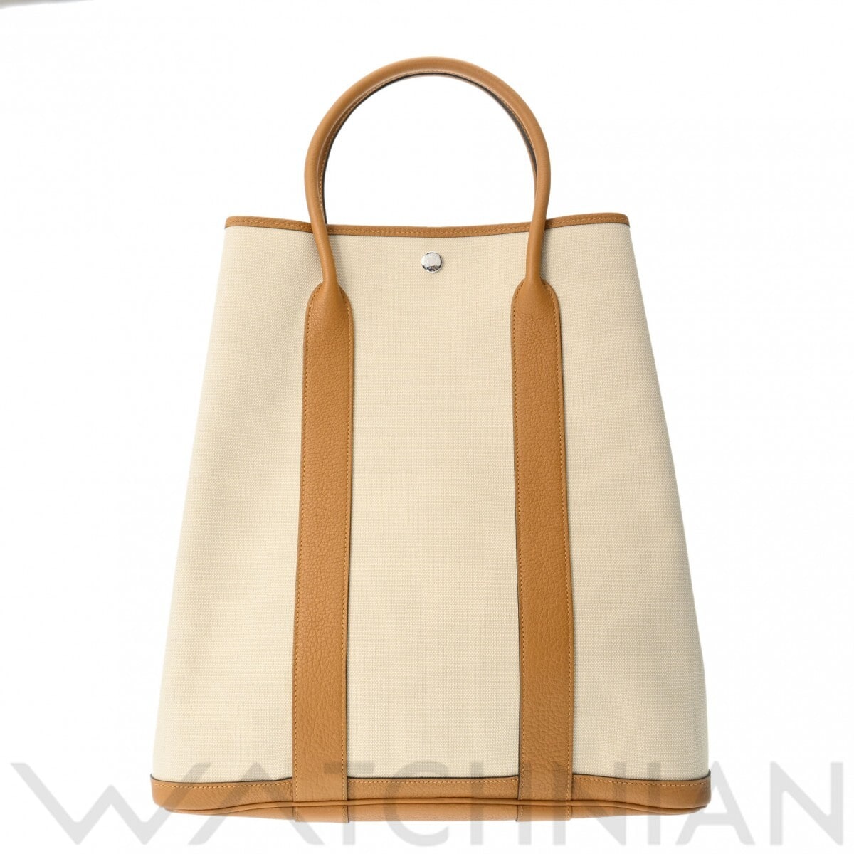 エルメス ガーデンファイル MM オークル トワルアッシュ/ネゴンダ ユニセックス バッグ 【未使用】【bag】