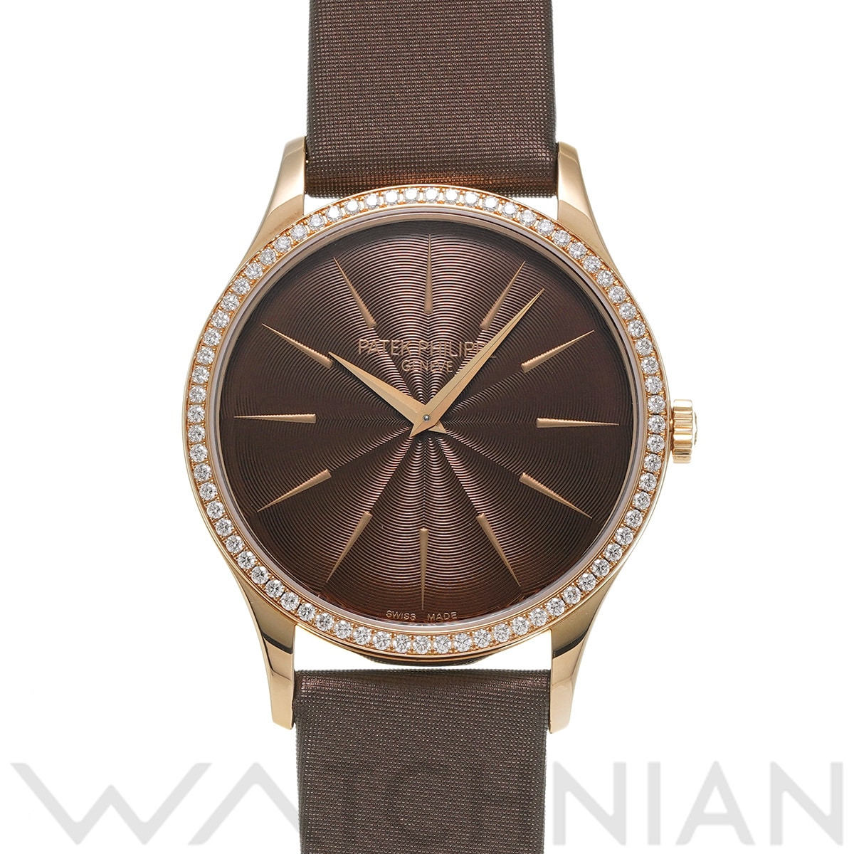 パテック フィリップ カラトラバ 4897R-001 チョコレートブラウン レディース 時計 【中古】【wristwatch】