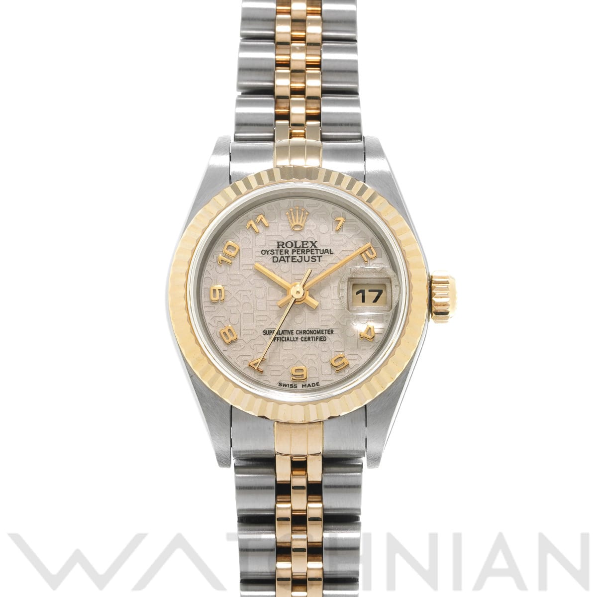 ロレックス デイトジャスト 79173 アイボリーコンピュータ レディース 時計 【中古】【wristwatch】
