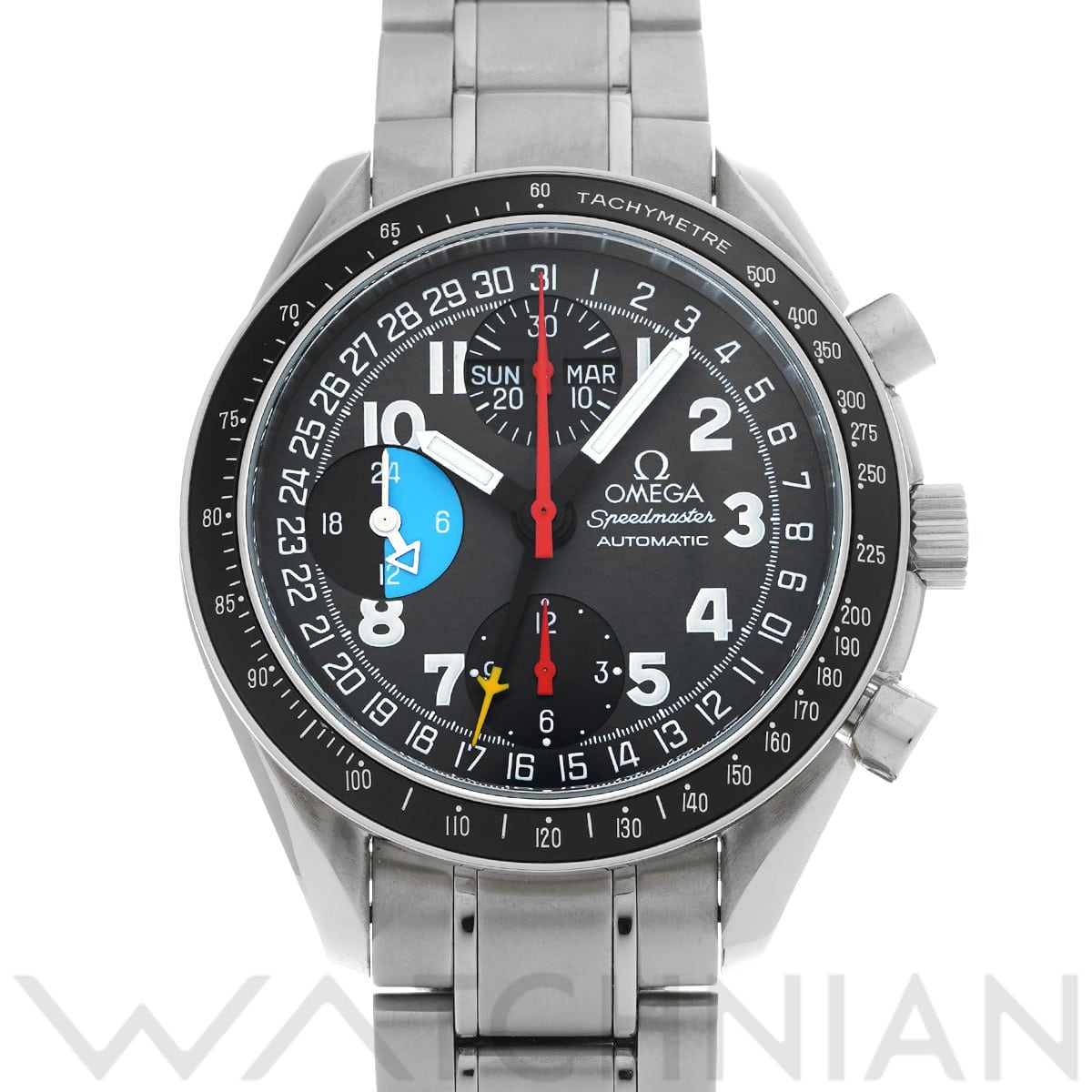 オメガ スピードマスター マーク40 AM/PM 3520.53 グレー/ブラック メンズ 時計 【中古】【wristwatch】