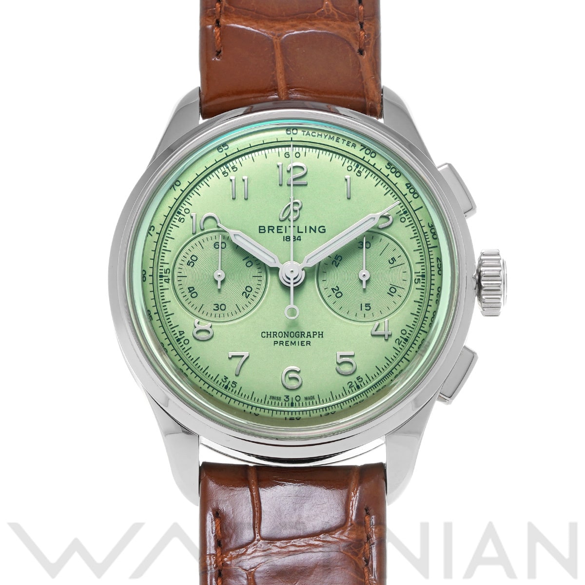ブライトリング プレミエ B09 クロノグラフ 40 AB0930D31L1P1 ピスタチオグリーン メンズ 時計 【中古】【wristwatch】