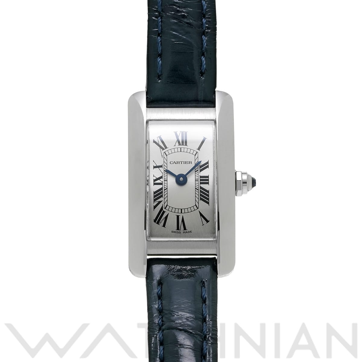 カルティエ タンク アメリカン ミニ WSTA0032 シルバー レディース 時計 【中古】【wristwatch】