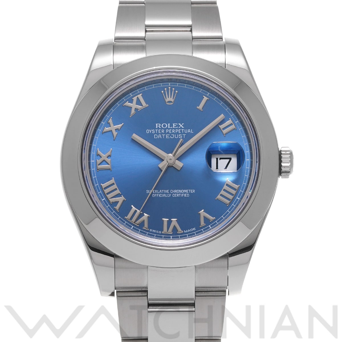 ロレックス デイトジャストII 116300 ブルー メンズ 時計 【中古】【wristwatch】
