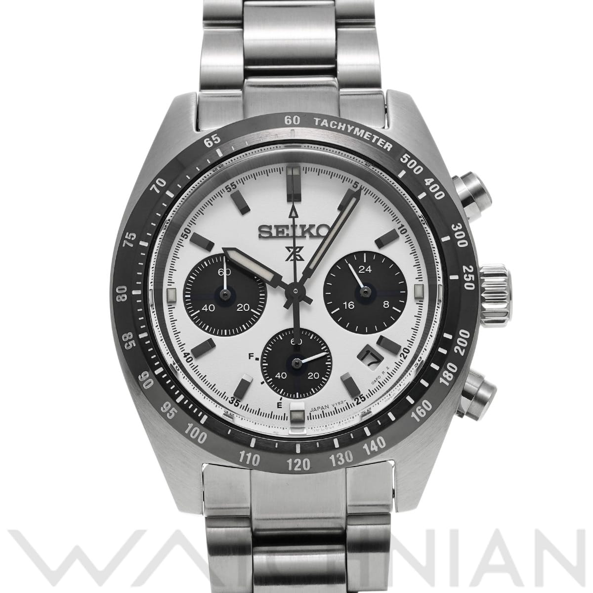 セイコー プロスペックス スピードタイマー SBDL085 ホワイト/ブラック メンズ 時計 【中古】【wristwatch】