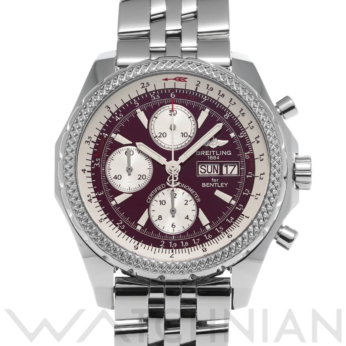 ブライトリング ベントレー GT FOR JAPAN A362K06SP ワインレッド メンズ 時計 【中古】【wristwatch】