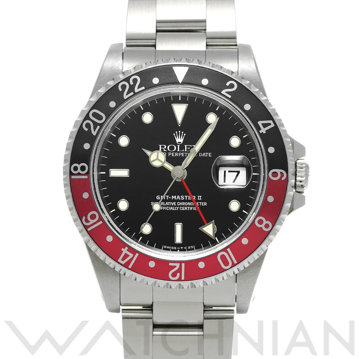 ロレックス GMTマスターII 16710 ブラック メンズ 時計 【中古】【wristwatch】