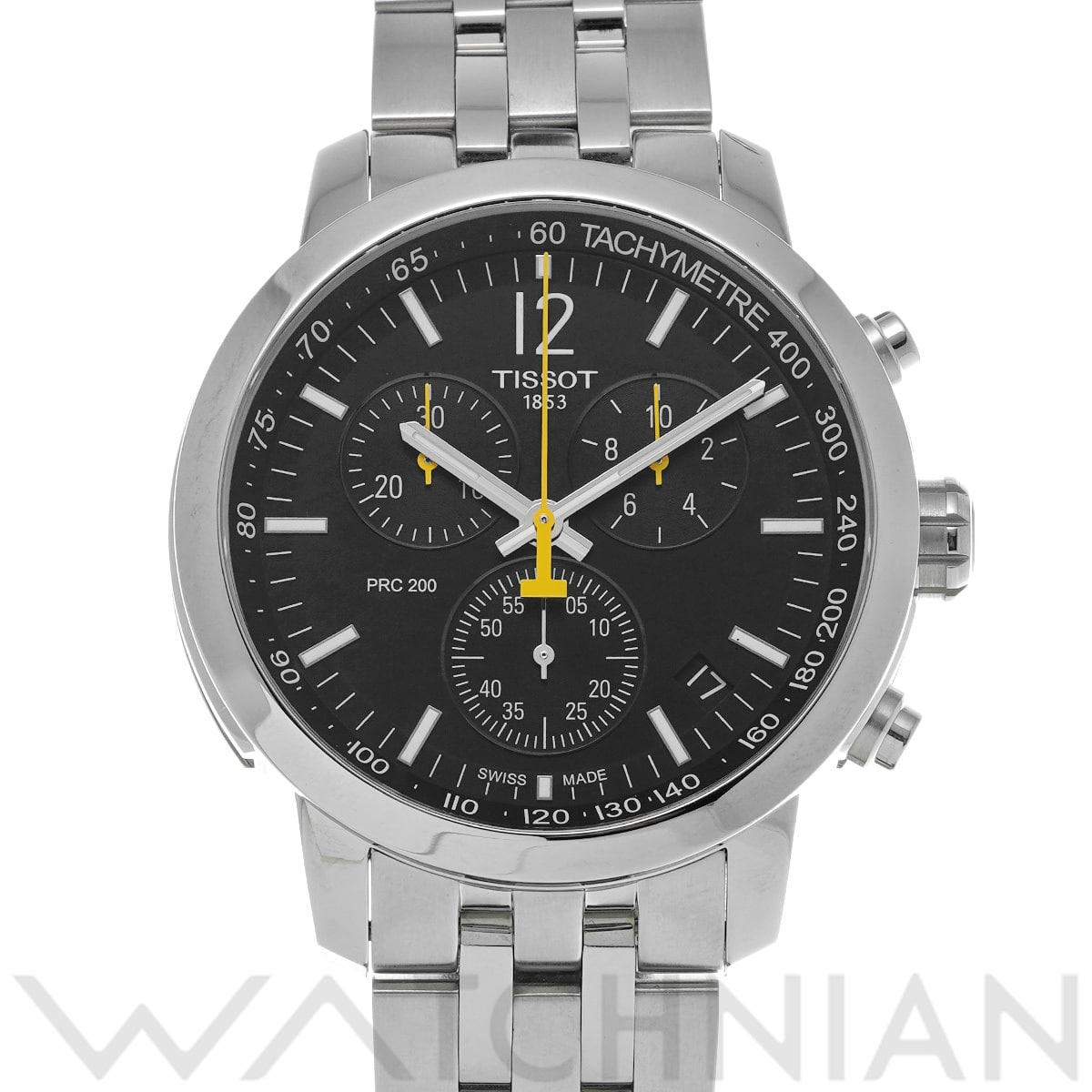 ティソ PRC 200 クロノグラフ T114.417.11.057.00 ブラック メンズ 時計 【中古】【wristwatch】