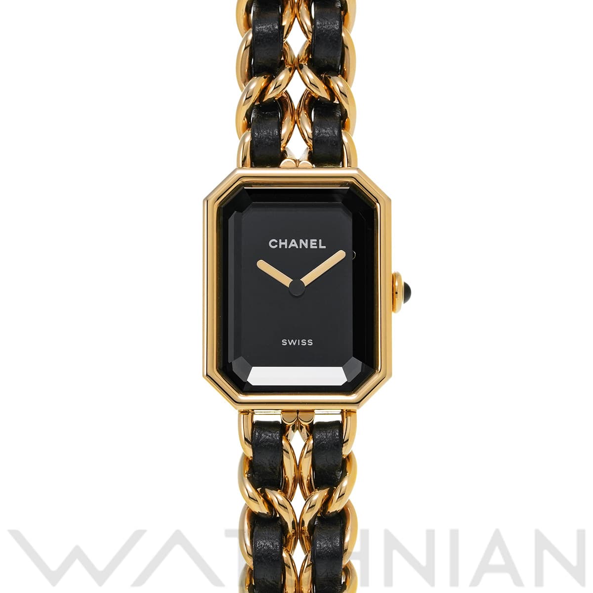 シャネル プルミエール オリジナル エディション H6951 ブラックラッカー レディース 時計 【中古】【wristwatch】