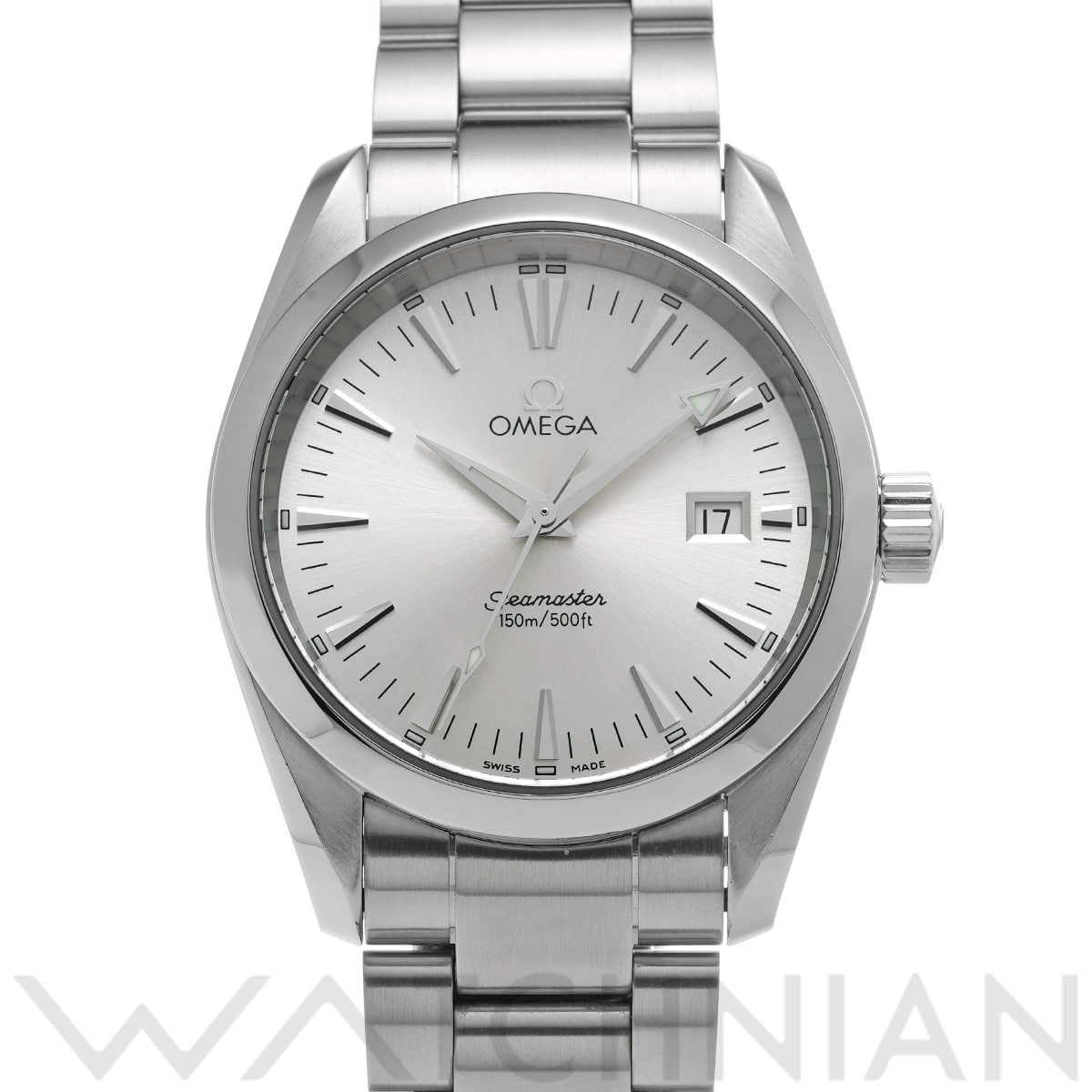 オメガ シーマスター アクアテラ クォーツ 2518.30 シルバー メンズ 時計 【中古】【wristwatch】
