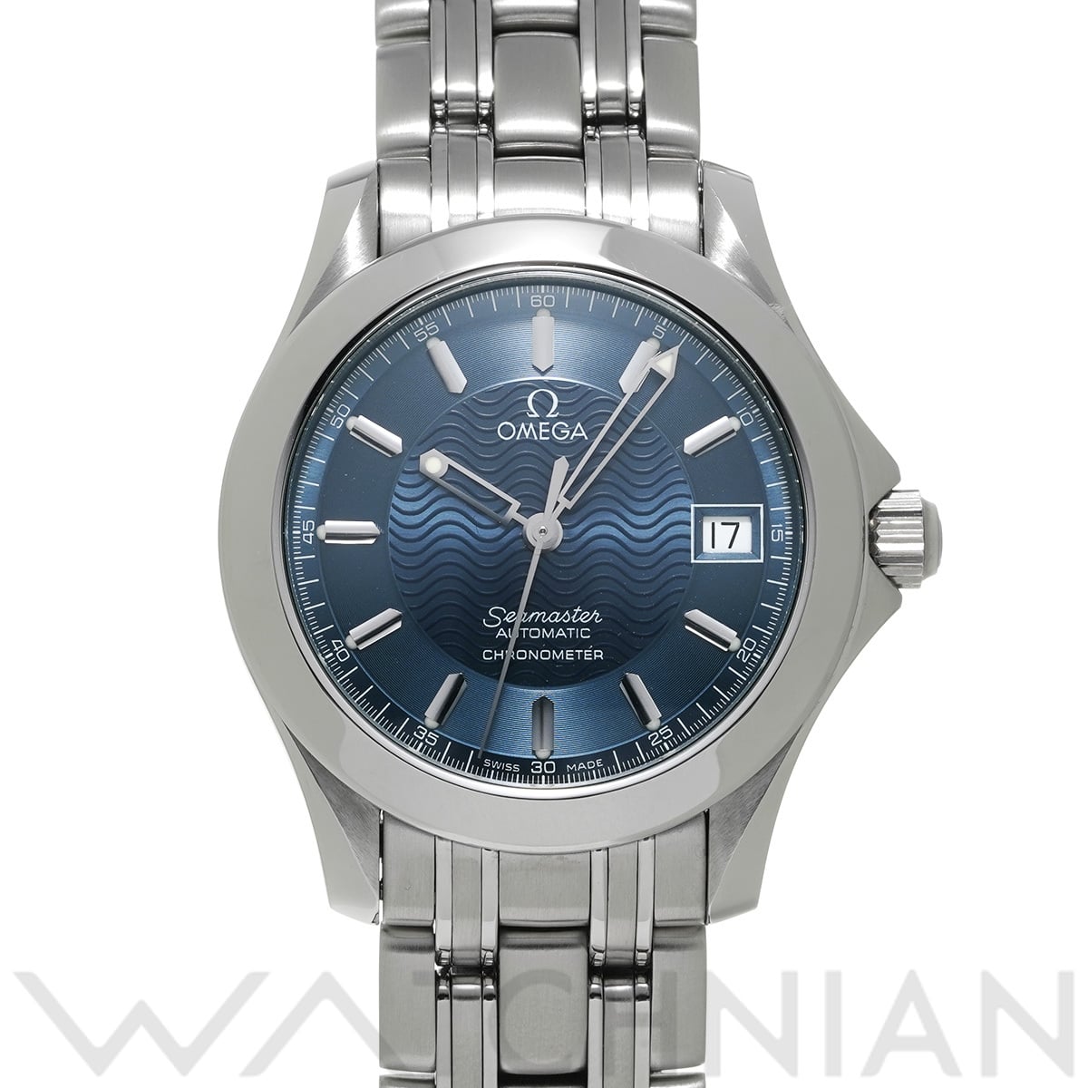 オメガ シーマスター 120 2501.81 ブルー メンズ 時計 【中古】【wristwatch】