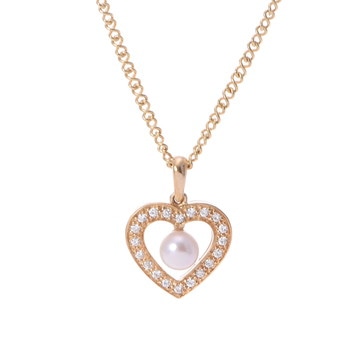 モワード ハートデザインネックレス ゴールド K18イエローゴールド YG レディース ジュエリー 【中古】【jewelry】