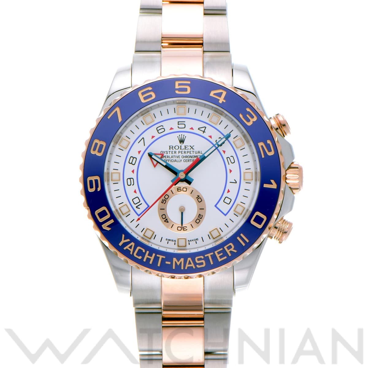ロレックス ヨットマスターII 116681 ホワイト メンズ 時計 【中古】【wristwatch】