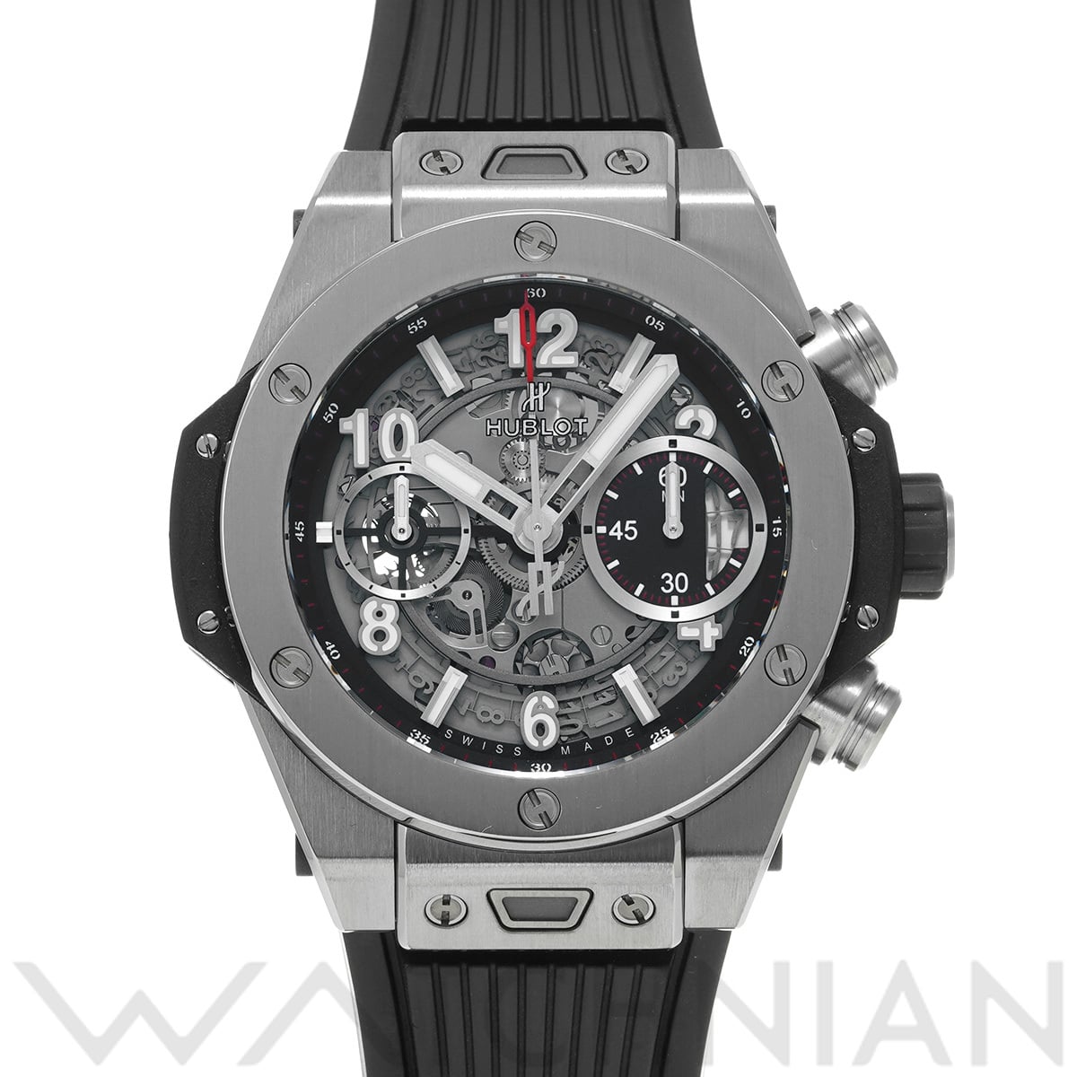 ウブロ ビッグバン ウニコ チタニウム 441.NX.1170.RX マットブラックスケルトン メンズ 時計 【中古】【wristwatch】