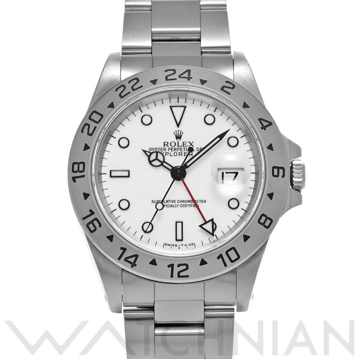 ロレックス エクスプローラーII 16570 ホワイト メンズ 時計 【中古】【wristwatch】