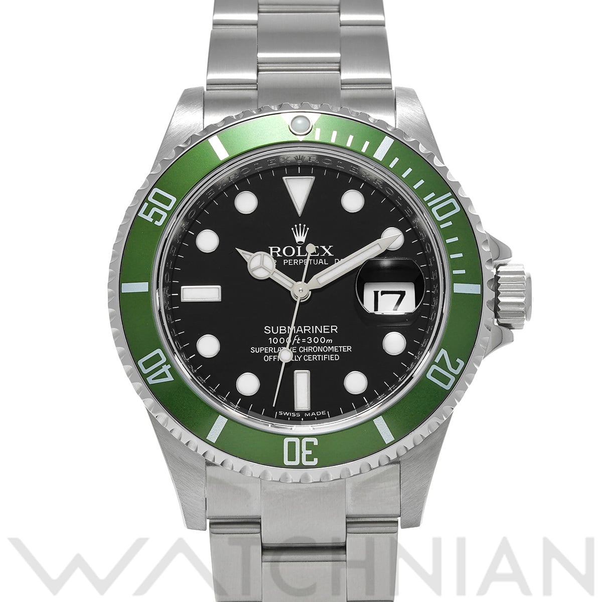 ロレックス サブマリーナ デイト 16610LV ブラック メンズ 時計 【中古】【wristwatch】
