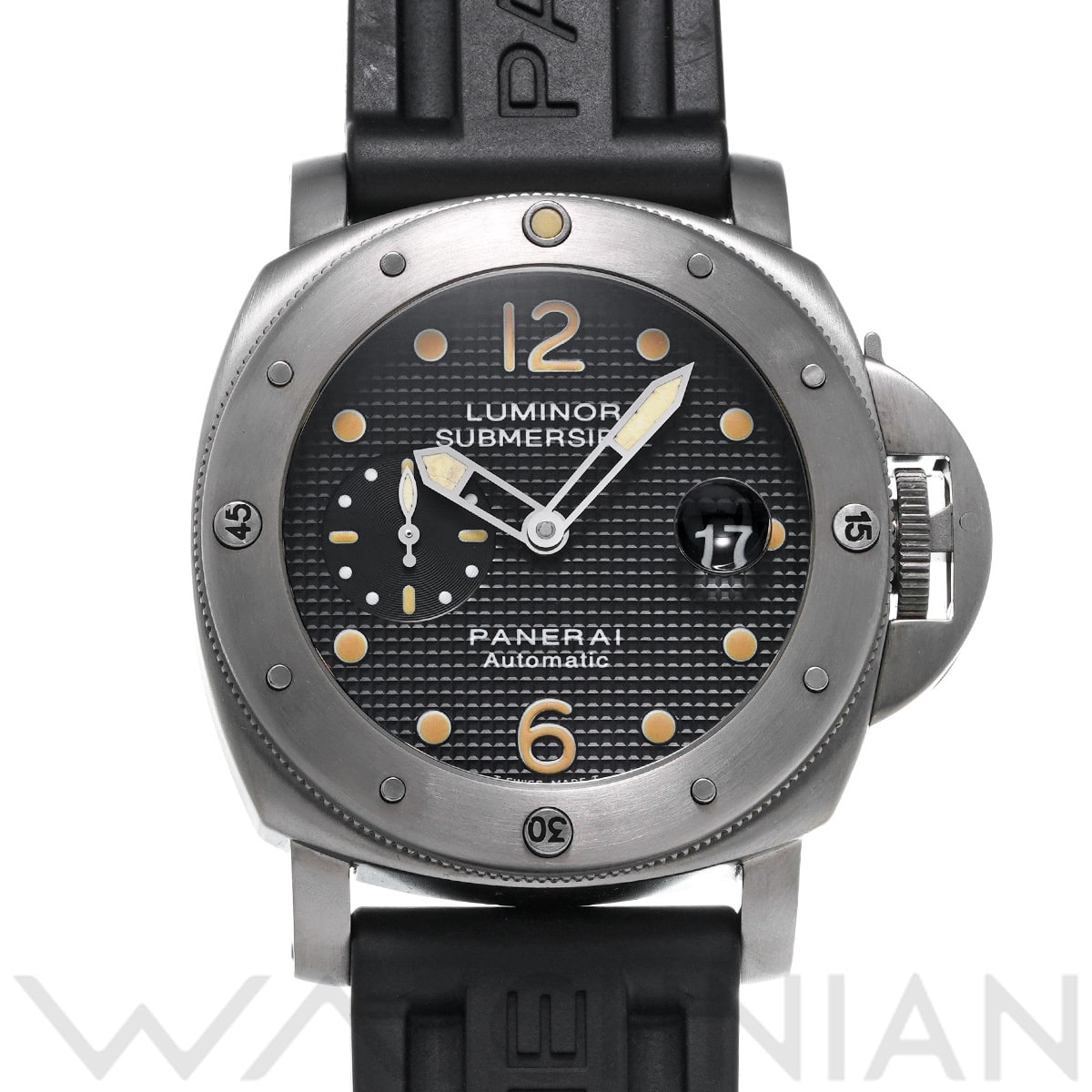 パネライ ルミノール サブマーシブル PAM00025 ブラック メンズ 時計 【中古】【wristwatch】