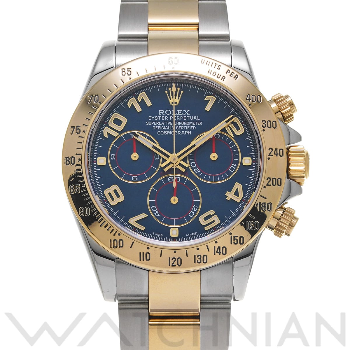 ロレックス コスモグラフ デイトナ 116523 ブルー メンズ 時計 【中古】【wristwatch】