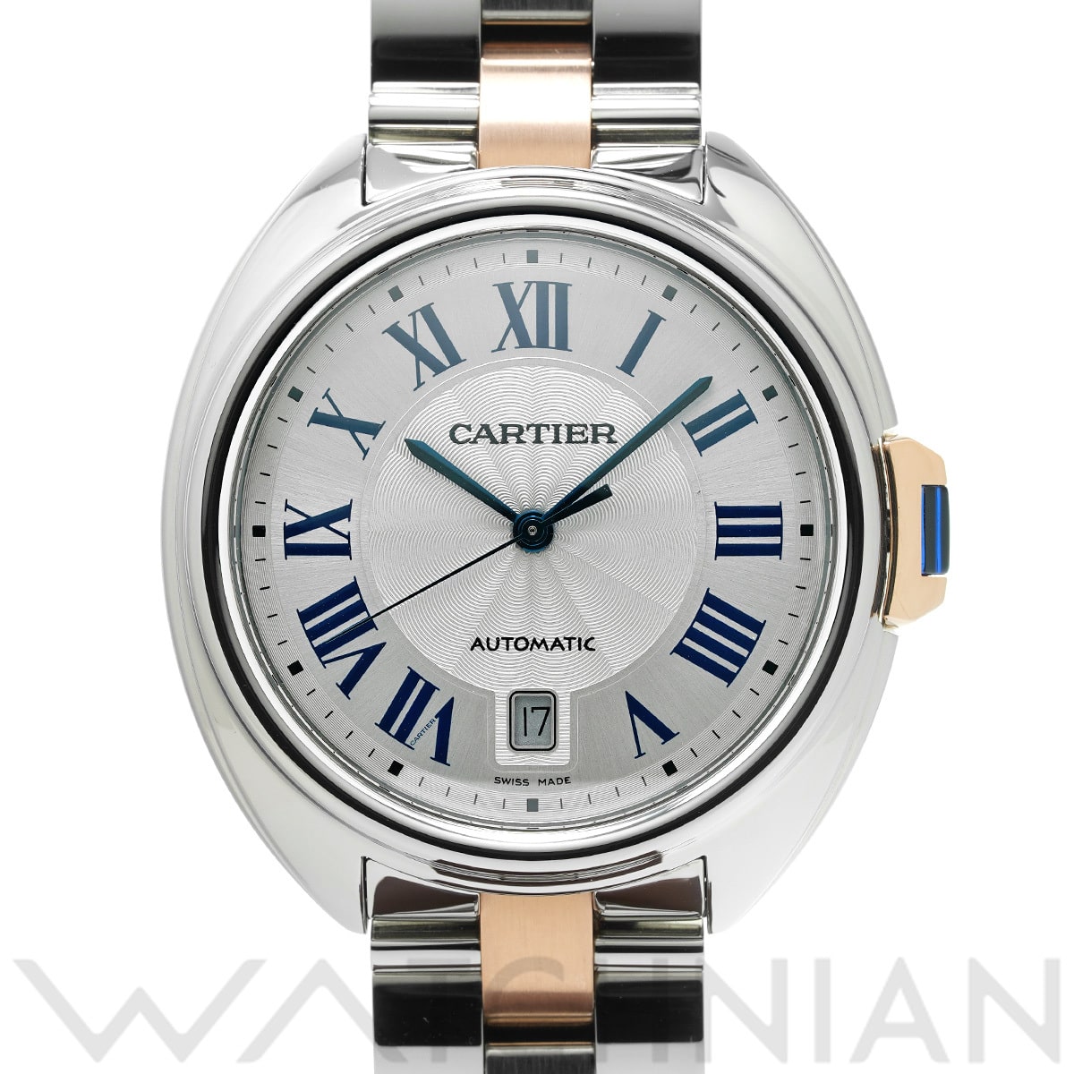 カルティエ クレ ドゥ カルティエ 40ミリ W2CL0002 シルバー メンズ 時計 【中古】【wristwatch】