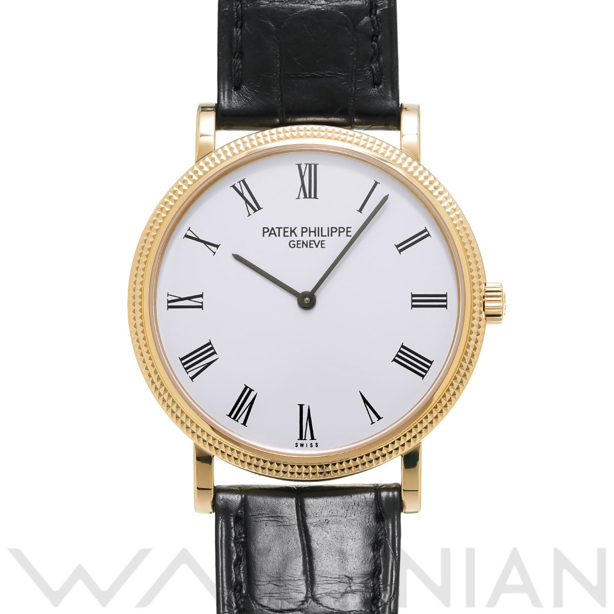 パテック フィリップ カラトラバ 5120J-001 ホワイト メンズ 時計 【中古】【wristwatch】