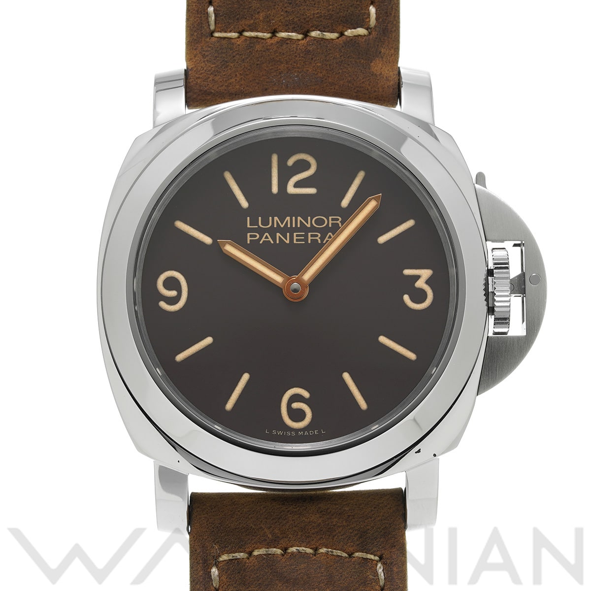 パネライ ルミノールベース ブティック2000本限定 PAM00390 ブラウン メンズ 時計 【中古】【wristwatch】