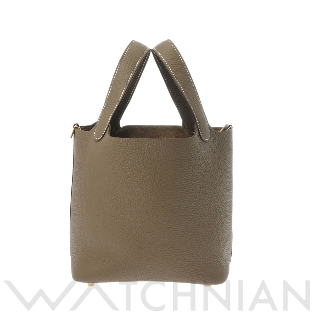 エルメス ピコタンロック PM  エトゥープ/ゴールド金具 トリヨンクレマンス レディース バッグ 【未使用】【bag】