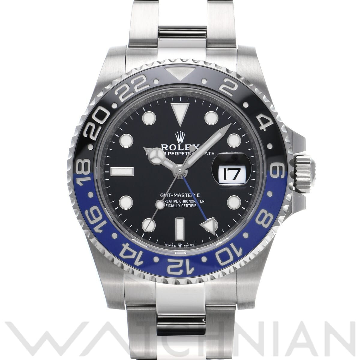 ロレックス GMTマスターII 126710BLNR ブラック メンズ 時計 【中古】【wristwatch】