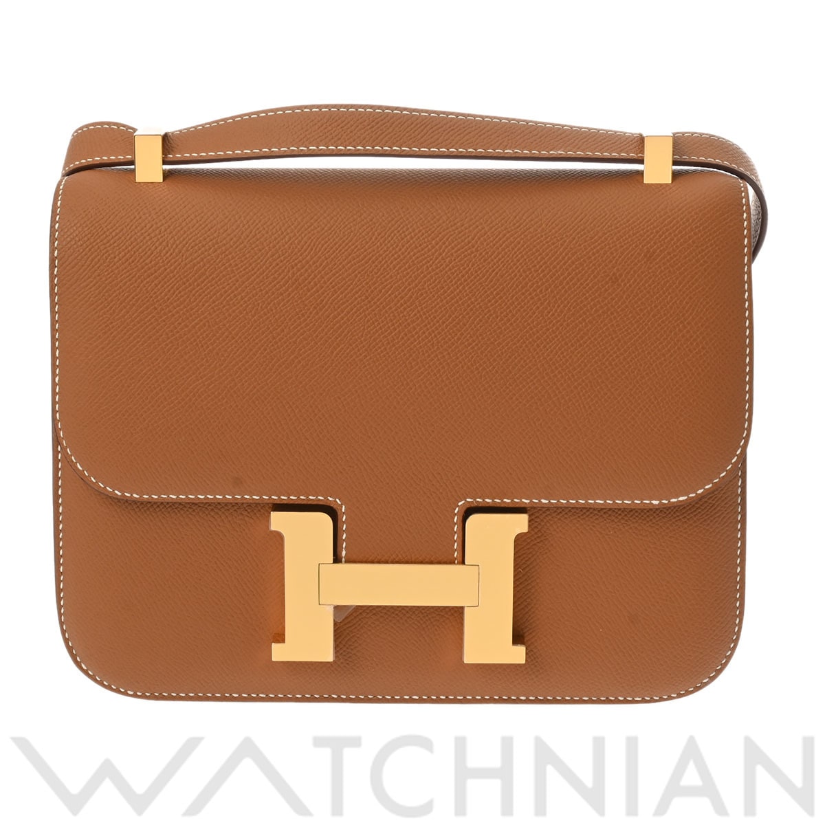 エルメス コンスタンス 24 ミロワール ゴールド/ゴールド金具 ヴォーエプソン レディース バッグ 【未使用】【bag】