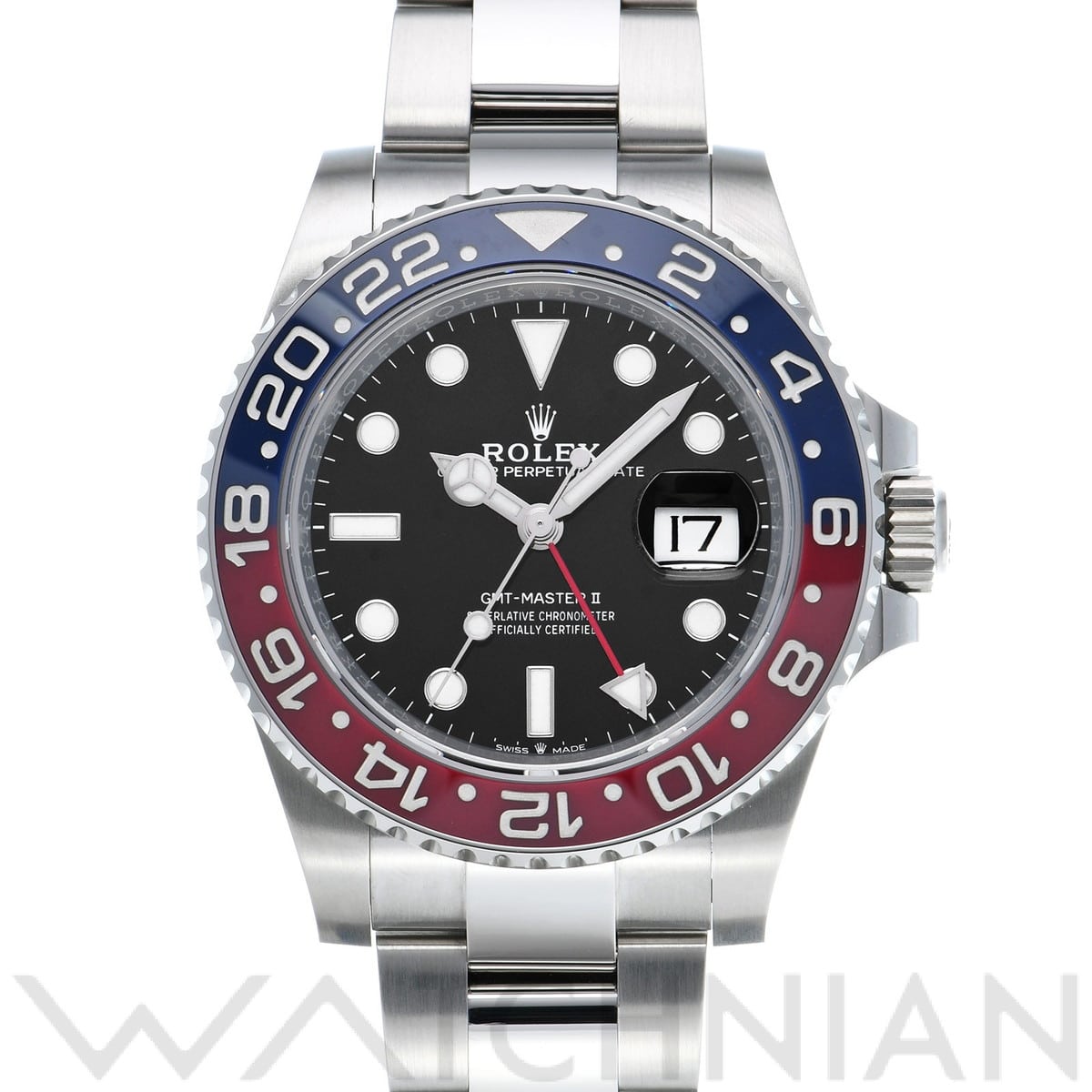 ロレックス GMTマスターII 126710BLRO ブラック メンズ 時計 【中古】【wristwatch】
