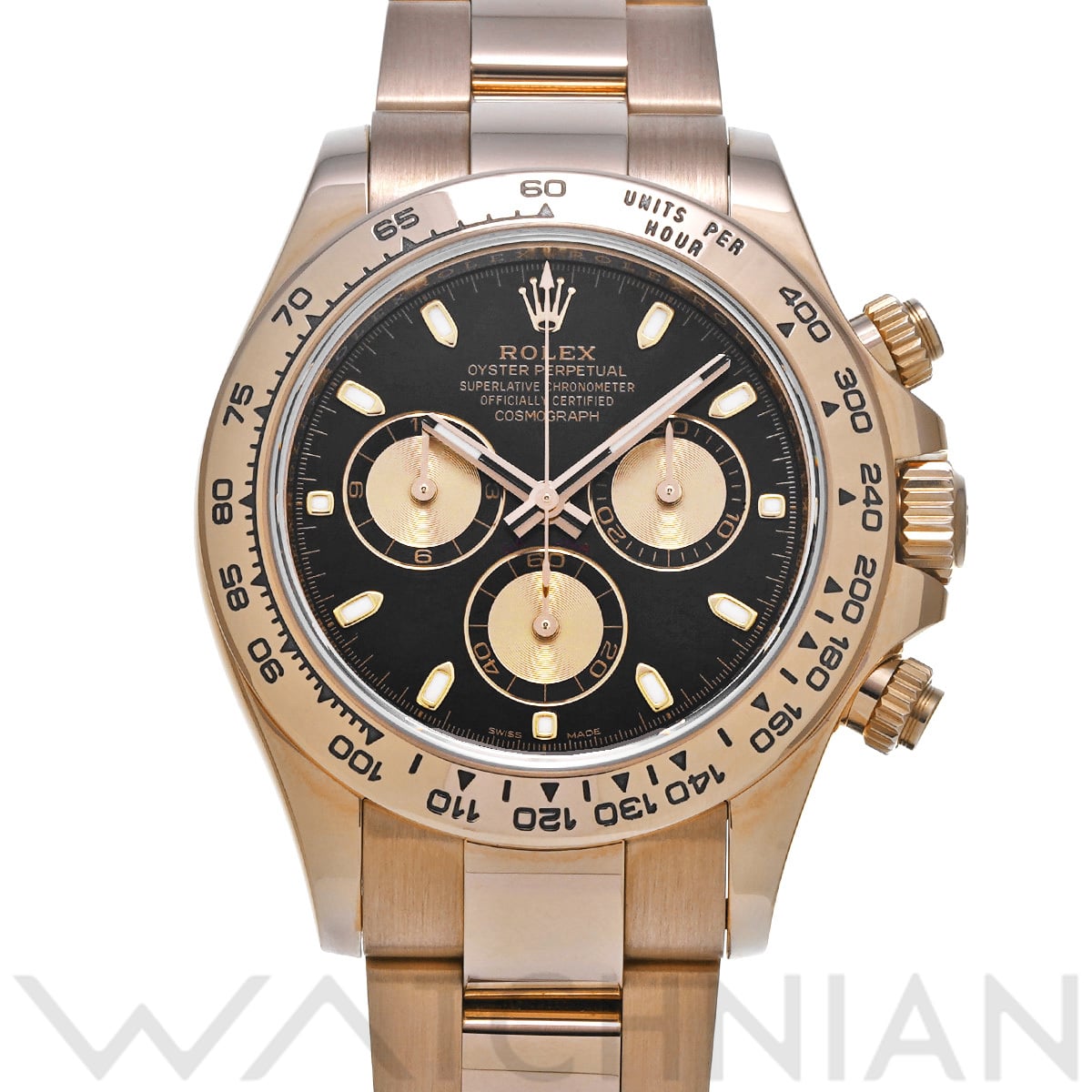 ロレックス コスモグラフ デイトナ 116505 ブラック/ピンク メンズ 時計 【中古】【wristwatch】