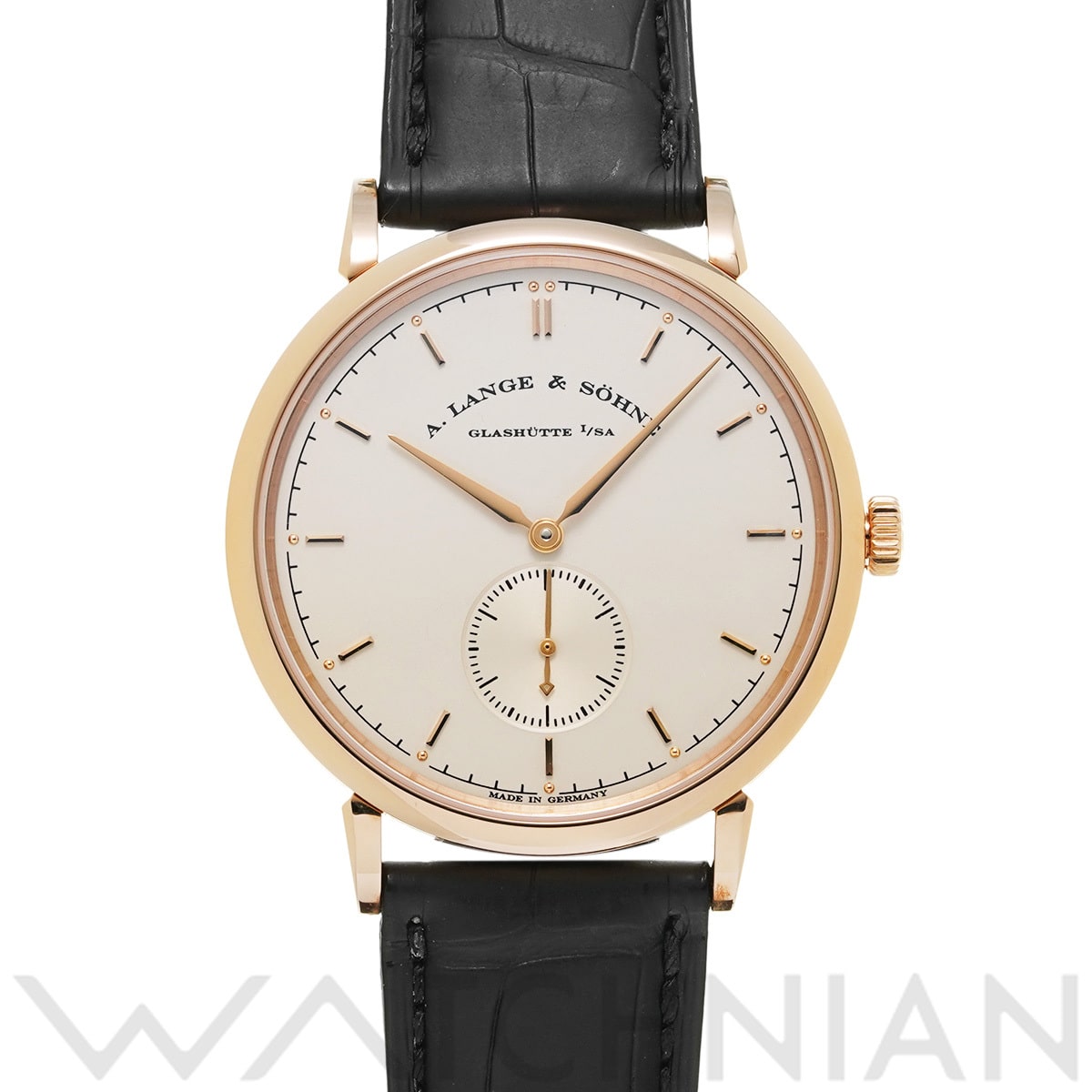 ランゲ&ゾーネ サクソニア 216.032 シルバー メンズ 時計 【中古】【wristwatch】