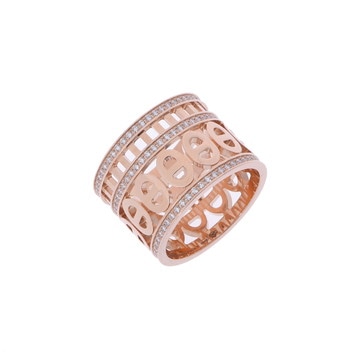 エルメス シェーヌダンクルディヴァインリング #50 ゴールド K18ピンクゴールド PG レディース ジュエリー 【中古】【jewelry】