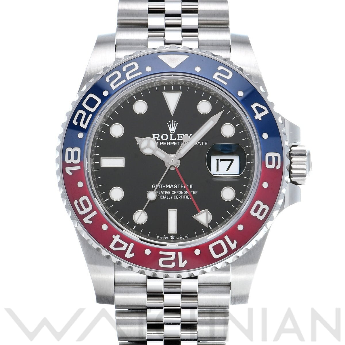 ロレックス GMTマスターII 126710BLRO ブラック メンズ 時計 【中古】【wristwatch】
